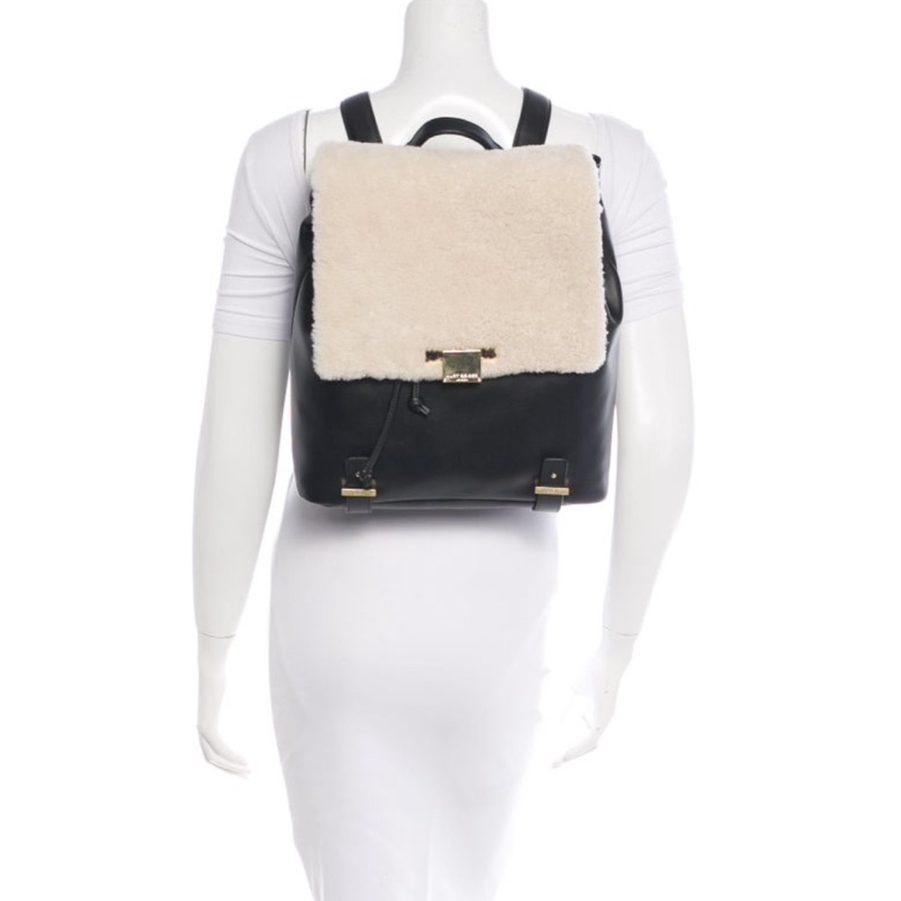 KURT GEIGER - Charlie Shearling Backpack - Picture 2 of 6